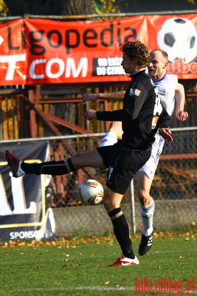 Mecz 18 kolejki I ligi: Olimpia Elblg - Bogdanka czna 1-0, fot. 10