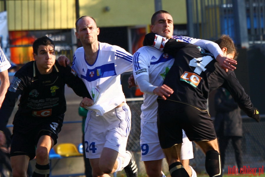 Mecz 18 kolejki I ligi: Olimpia Elblg - Bogdanka czna 1-0, fot. 11