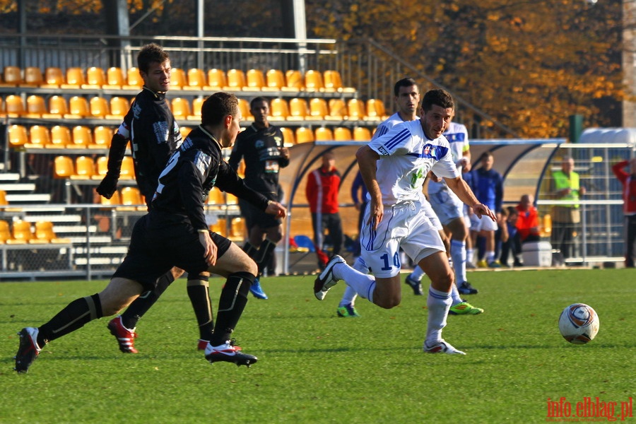 Mecz 18 kolejki I ligi: Olimpia Elblg - Bogdanka czna 1-0, fot. 12