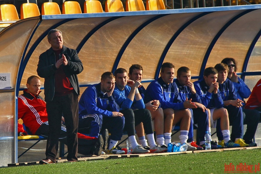 Mecz 18 kolejki I ligi: Olimpia Elblg - Bogdanka czna 1-0, fot. 13