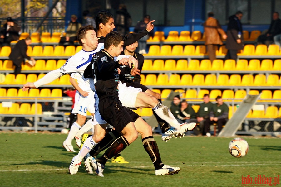 Mecz 18 kolejki I ligi: Olimpia Elblg - Bogdanka czna 1-0, fot. 20