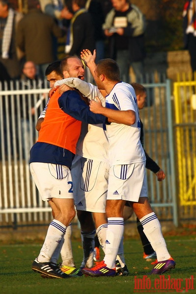 Mecz 18 kolejki I ligi: Olimpia Elblg - Bogdanka czna 1-0, fot. 29