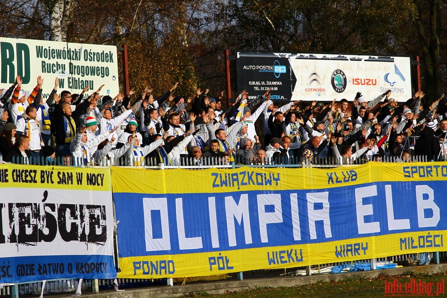 Mecz 19 kolejki I ligi: Olimpia Elblg - GKS Katowice 2-2, fot. 1