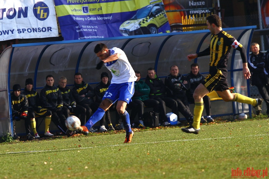 Mecz 19 kolejki I ligi: Olimpia Elblg - GKS Katowice 2-2, fot. 4