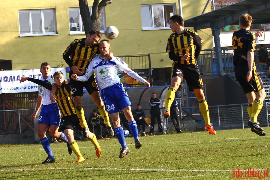 Mecz 19 kolejki I ligi: Olimpia Elblg - GKS Katowice 2-2, fot. 11