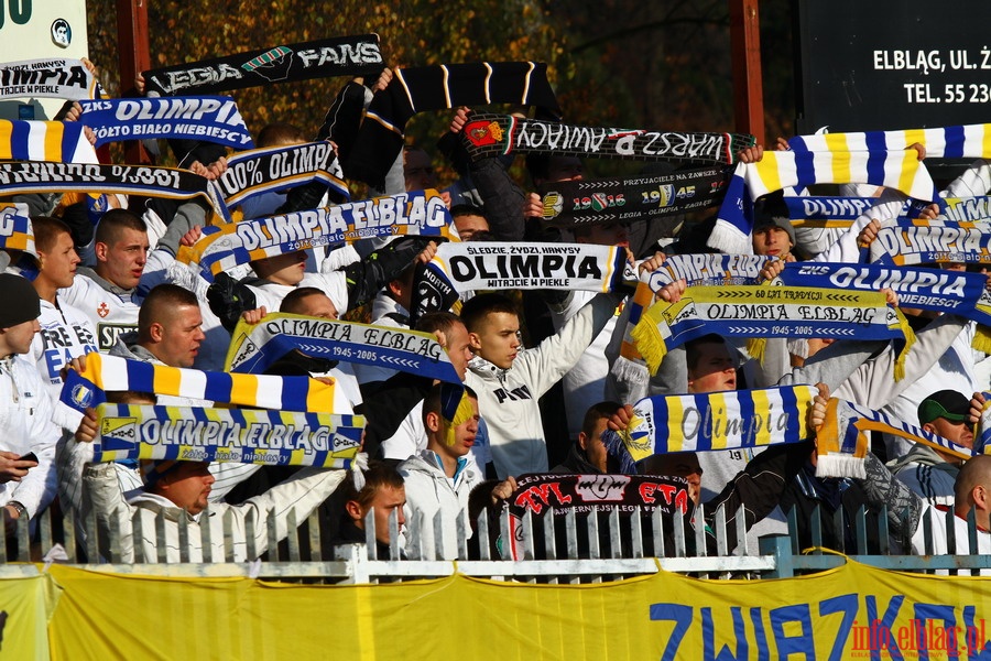 Mecz 19 kolejki I ligi: Olimpia Elbląg - GKS Katowice 2-2, fot. 12