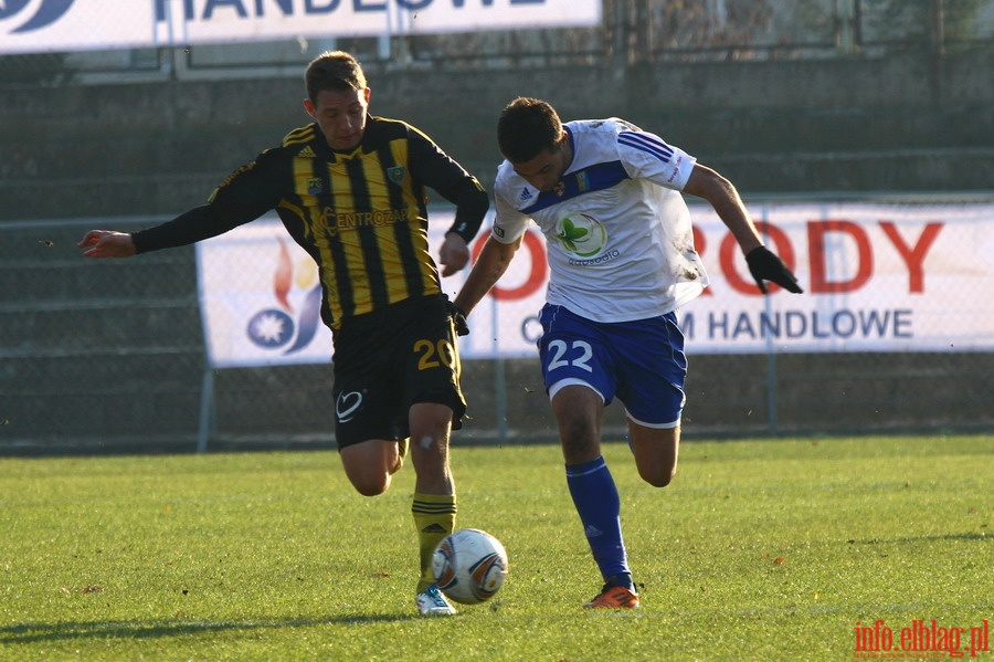 Mecz 19 kolejki I ligi: Olimpia Elblg - GKS Katowice 2-2, fot. 27