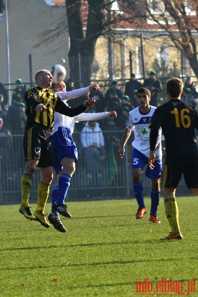 Mecz 19 kolejki I ligi: Olimpia Elblg - GKS Katowice 2-2, fot. 34