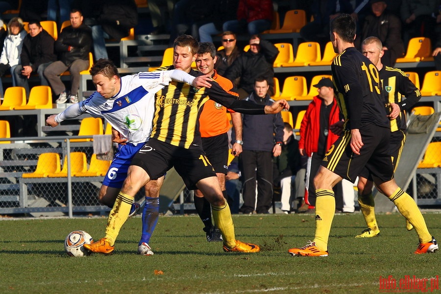 Mecz 19 kolejki I ligi: Olimpia Elblg - GKS Katowice 2-2, fot. 39