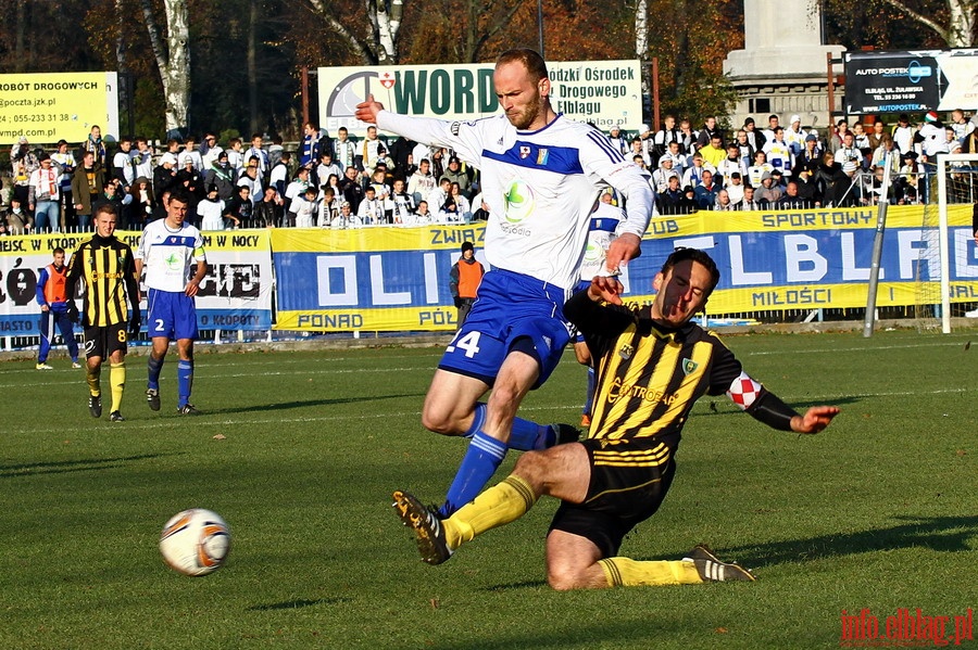 Mecz 19 kolejki I ligi: Olimpia Elblg - GKS Katowice 2-2, fot. 43