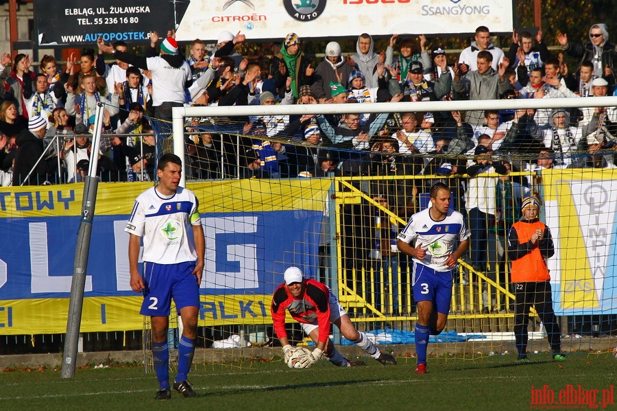 Mecz 19 kolejki I ligi: Olimpia Elblg - GKS Katowice 2-2, fot. 45