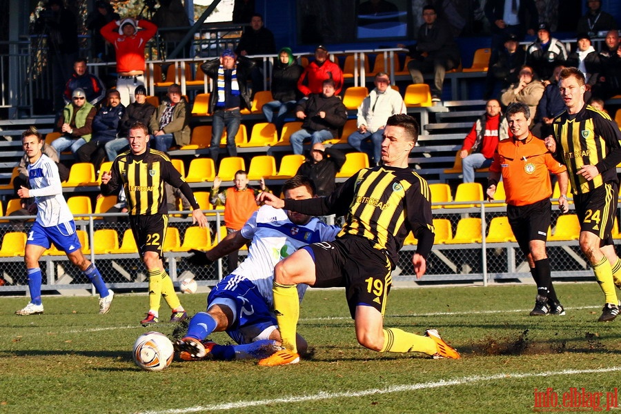 Mecz 19 kolejki I ligi: Olimpia Elblg - GKS Katowice 2-2, fot. 49