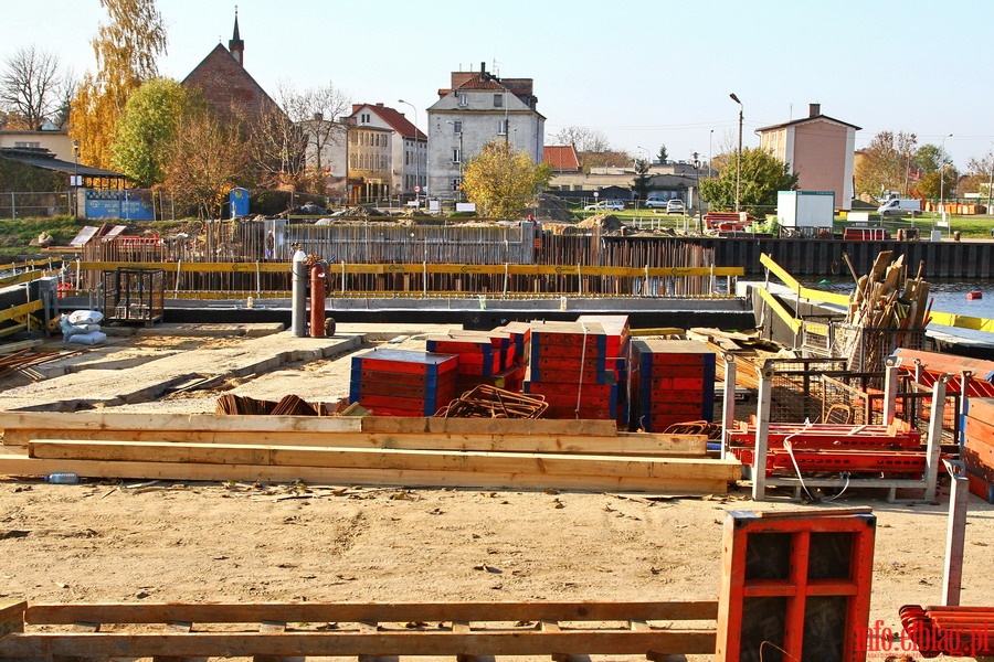 Budowa mostw zwodzonych na rzece Elblg, fot. 5
