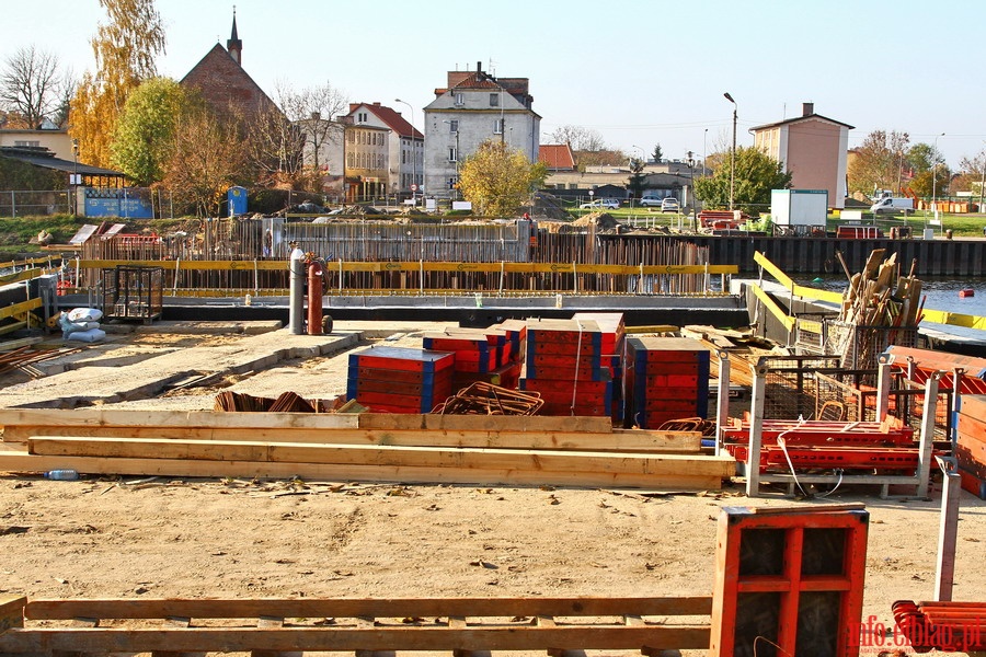 Budowa mostów zwodzonych na rzece Elbląg, fot. 5