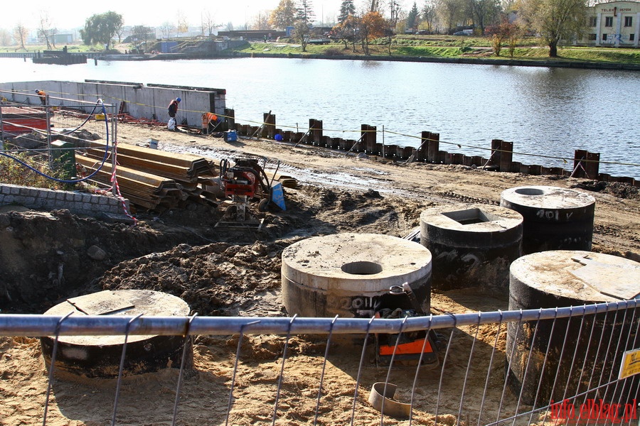 Budowa mostw zwodzonych na rzece Elblg, fot. 7