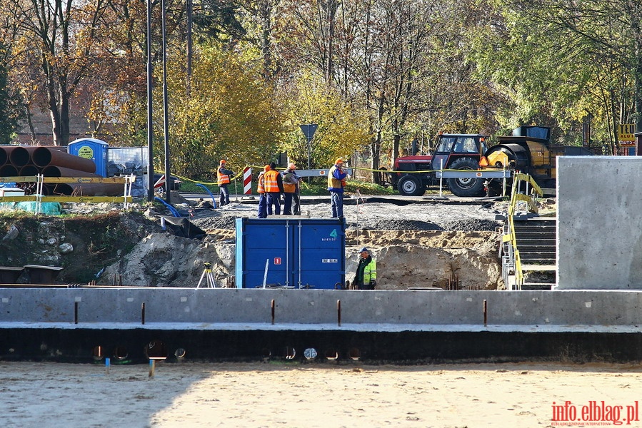 Budowa mostw zwodzonych na rzece Elblg, fot. 14