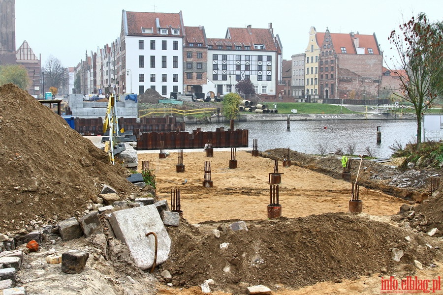 Budowa mostw zwodzonych na rzece Elblg, fot. 23
