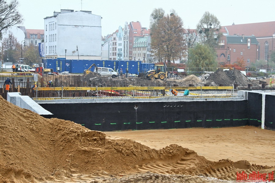 Budowa mostw zwodzonych na rzece Elblg, fot. 30