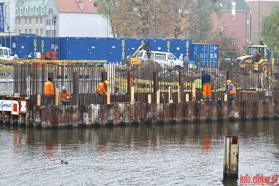 Budowa mostw zwodzonych na rzece Elblg, fot. 32