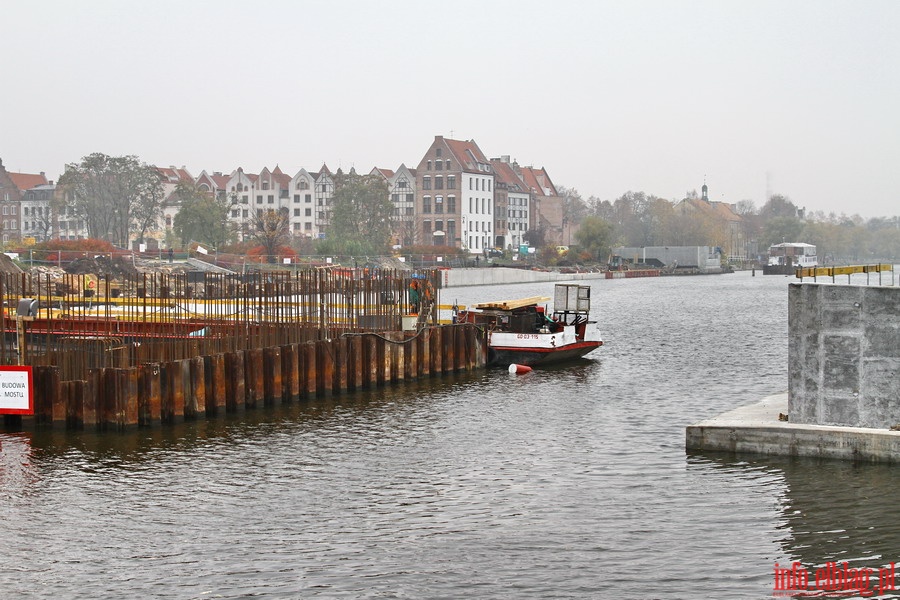 Budowa mostw zwodzonych na rzece Elblg, fot. 33