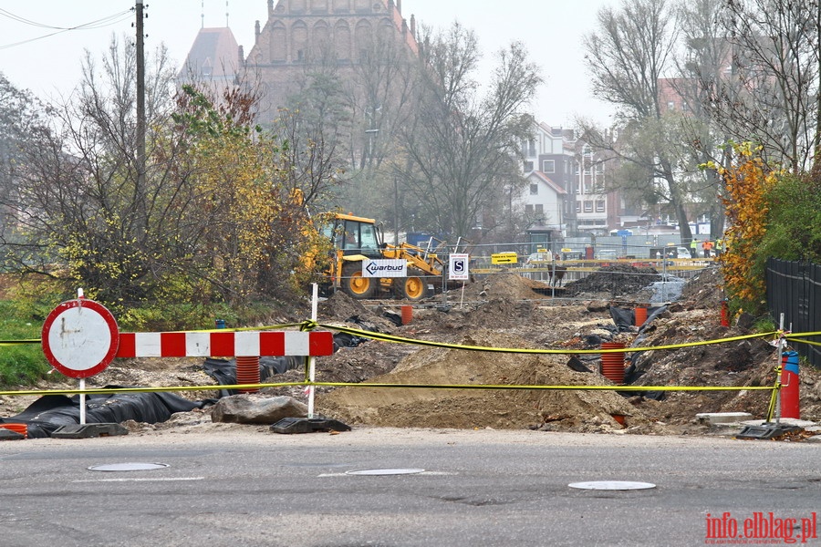 Budowa mostw zwodzonych na rzece Elblg, fot. 34