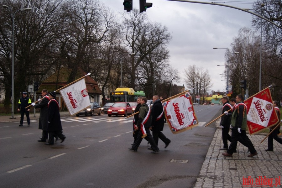 Elblanie wspominali 41. rocznic tragicznych wydarze grudniowych, fot. 4