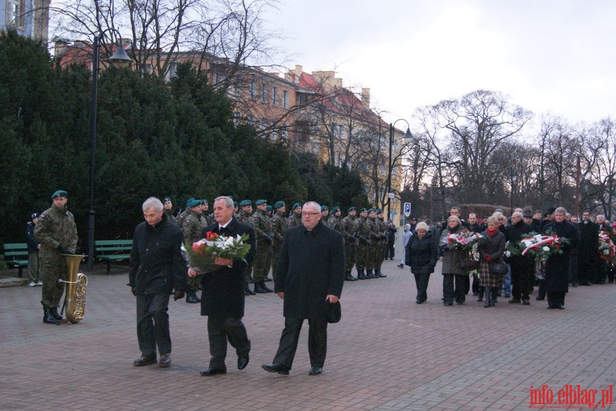 Elblążanie wspominali 41. rocznicę tragicznych wydarzeń grudniowych, fot. 12