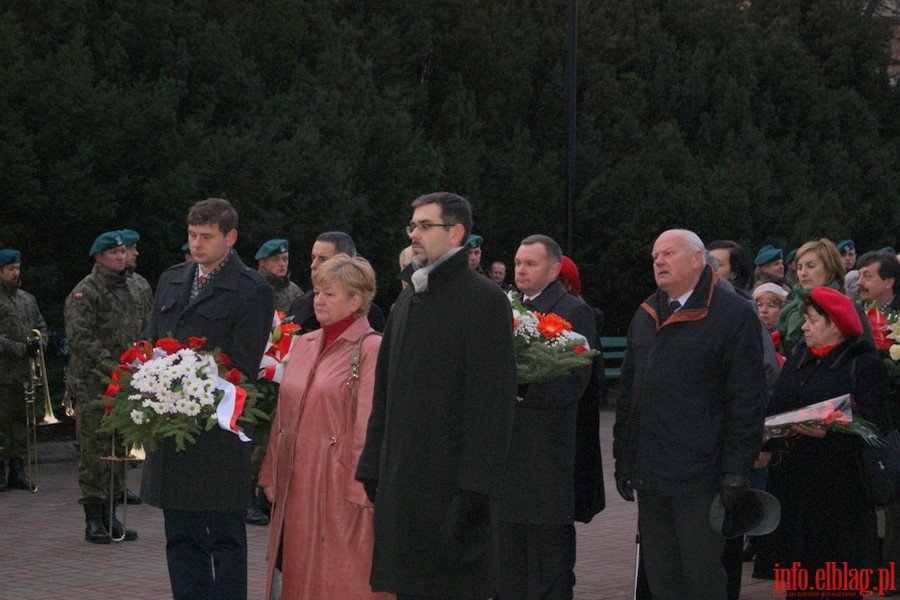 Elblążanie wspominali 41. rocznicę tragicznych wydarzeń grudniowych, fot. 15