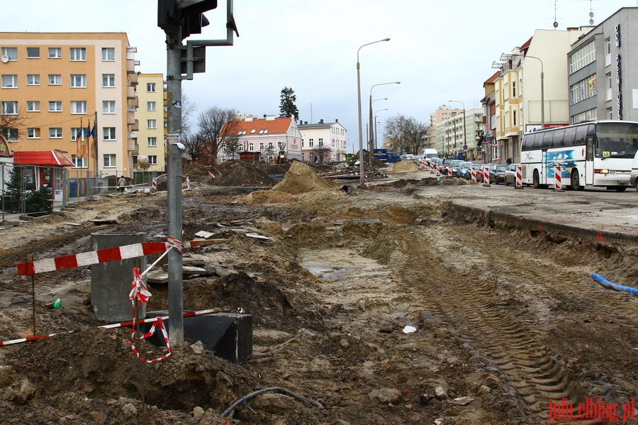 Przebudowa drg wojewdzkich nr 503 i 504 w Elblgu - ulica Nowa 1, Armii Krajowej i skrzyowanie ulic 12 Lutego - Grota Roweckiego - Armii Krajowej, fot. 14