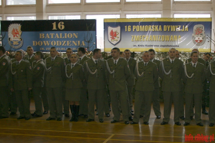 Spotkanie Opatkowe Dowdztwa 16 PDZ oraz Sub Mundurowych Garnizonu Elblg, fot. 4