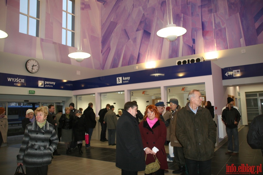 Uroczyste otwarcie dworca PKP w Elblgu, fot. 20