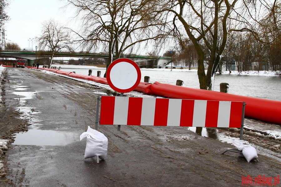 Stan pogotowia przeciwpowodziowego w Elblgu - Bulwar Zygmunta Augusta i ul. Grochowska, fot. 8