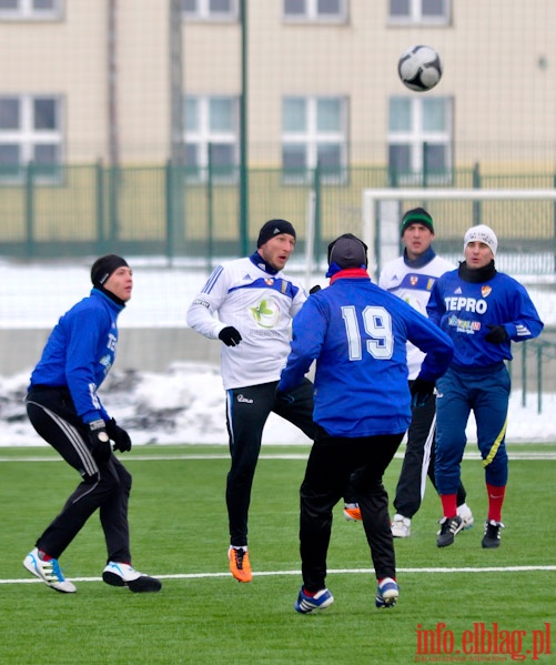 Mecz sparingowy Olimpia Elblg - Gwardia Koszalin 1-2, fot. 1