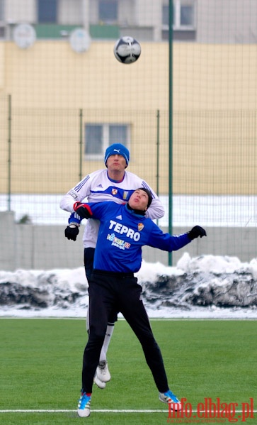 Mecz sparingowy Olimpia Elblg - Gwardia Koszalin 1-2, fot. 2