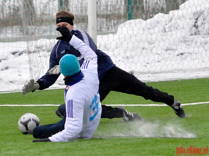 Mecz sparingowy Olimpia Elbląg - Gwardia Koszalin 1-2, fot. 11