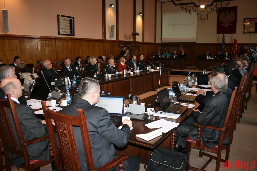 XII sesja Rady Miejskiej w Elblgu, fot. 12