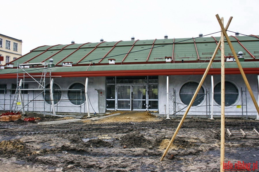 Budowa hali sportowej przy Gimnazjum nr 9 na ul. Browarnej - wiosna 2012, fot. 16