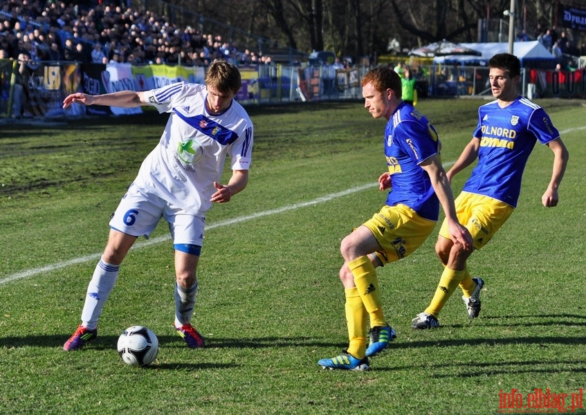Mecz 22 kolejki I ligi: Olimpia Elbląg - Arka Gdynia 1-4, fot. 1