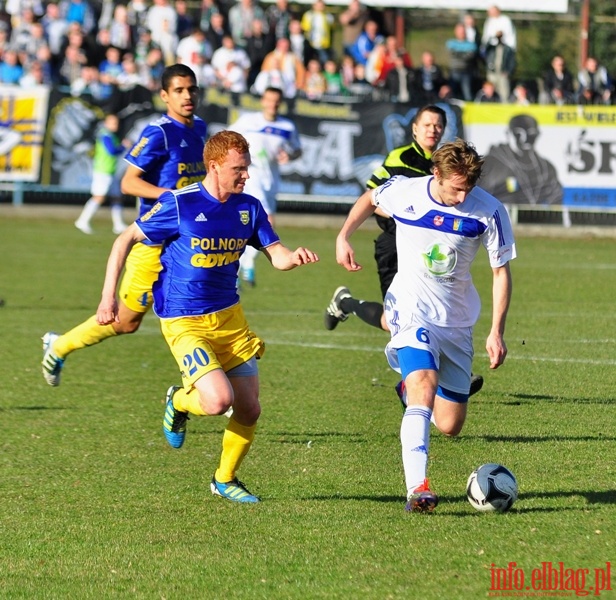 Mecz 22 kolejki I ligi: Olimpia Elbląg - Arka Gdynia 1-4, fot. 3