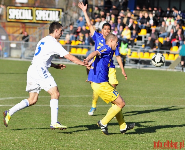 Mecz 22 kolejki I ligi: Olimpia Elbląg - Arka Gdynia 1-4, fot. 5