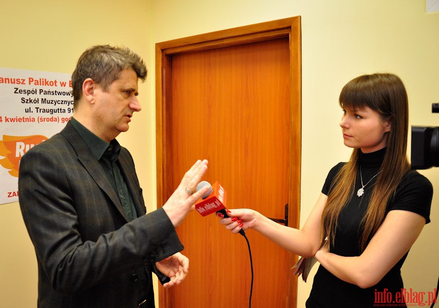 Palikot, Rozenek, Kabaciński, Makowski, Penkalski, Bauć na spotkaniu z elblążanami, fot. 8
