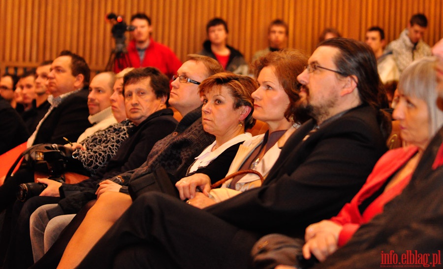 Palikot, Rozenek, Kabaciski, Makowski, Penkalski, Bau na spotkaniu z elblanami, fot. 19