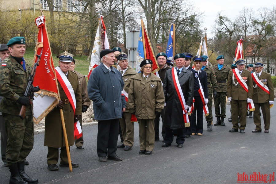 Elblskie obchody 72. rocznicy Zbrodni Katyskiej, fot. 1