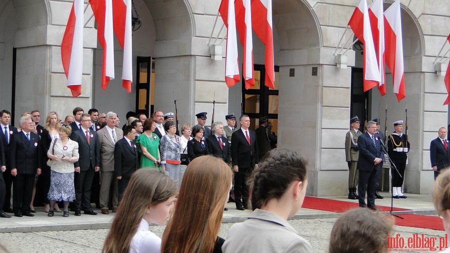 SP21 z wizytą w Pałacu Prezydenckim z okazji święta Dnia Flagi, fot. 14