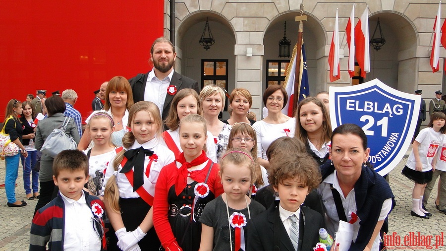 SP21 z wizytą w Pałacu Prezydenckim z okazji święta Dnia Flagi, fot. 15
