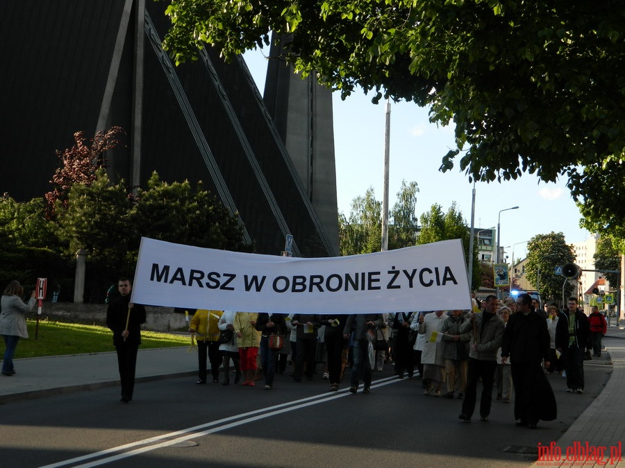 Marszu w obronie ycia w Elblgu, fot. 7