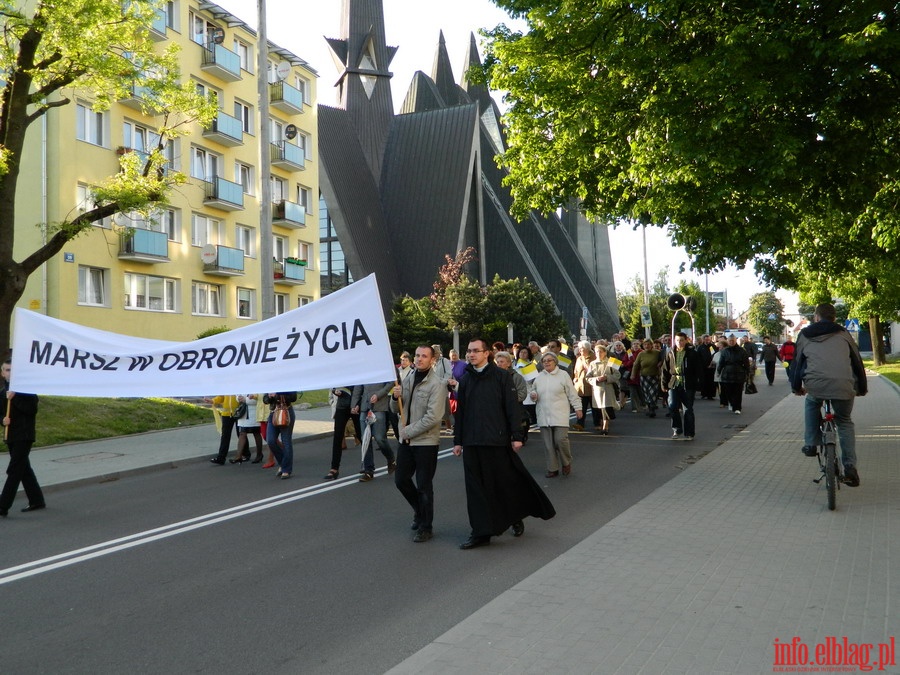 Marszu w obronie ycia w Elblgu, fot. 8
