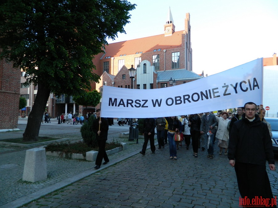Marszu w obronie ycia w Elblgu, fot. 18