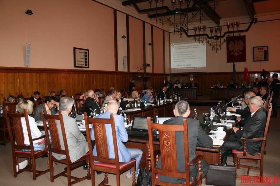 XV Sesja Rady Miejskiej w Elblgu , fot. 1