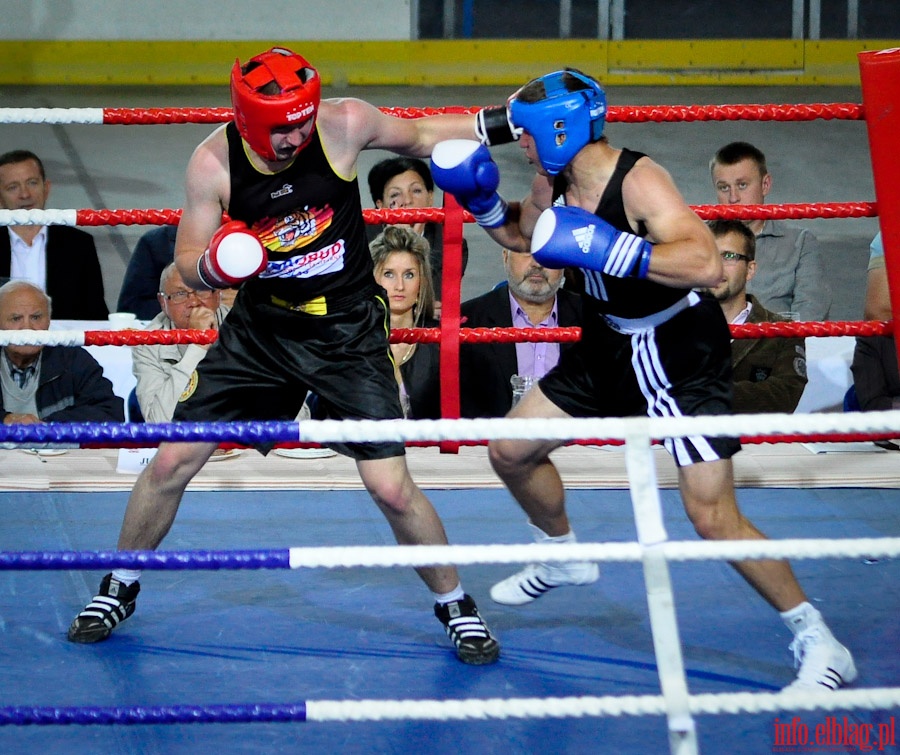 Midzynarodowy Mecz Bokserski o Puchar Prezydenta Elblga - KSW „Tygrys” vs Angered Boxing Club Gteborg (Szwecja), fot. 20